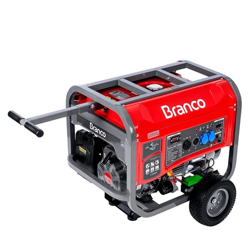 GERADOR DE ENERGIA A GASOLINA 19,5HP 13KVA 220V COM PARTIDA ELÉTRICA BRANCO