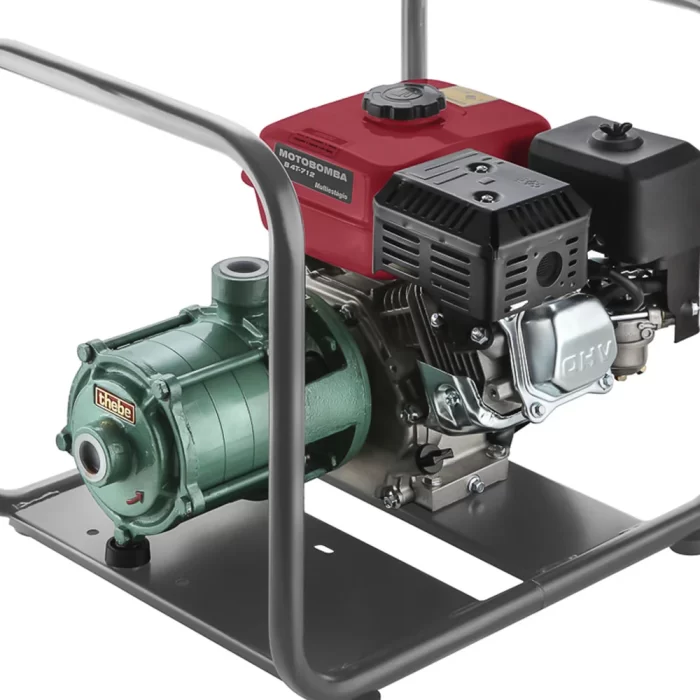 MOTOBOMBA MULTIESTÁGIO À DIESEL BD-712 BR 5,0CV COM PARTIDA MANUAL BRANCO