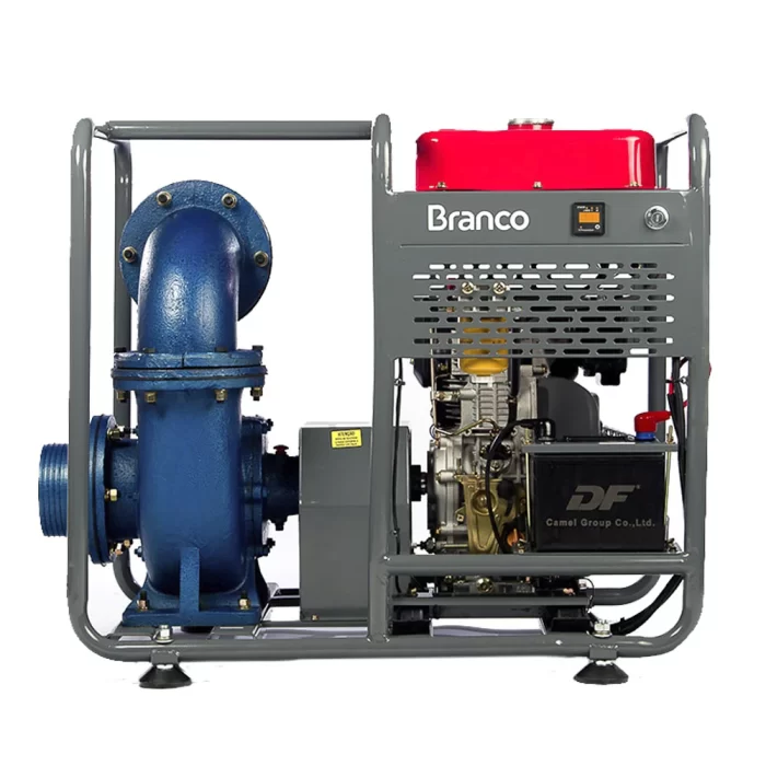 MOTOBOMBA CENTRÍFUGA À DIESEL BD-720 E 13HP 6 POL. COM PARTIDA ELÉTRICA BRANCO