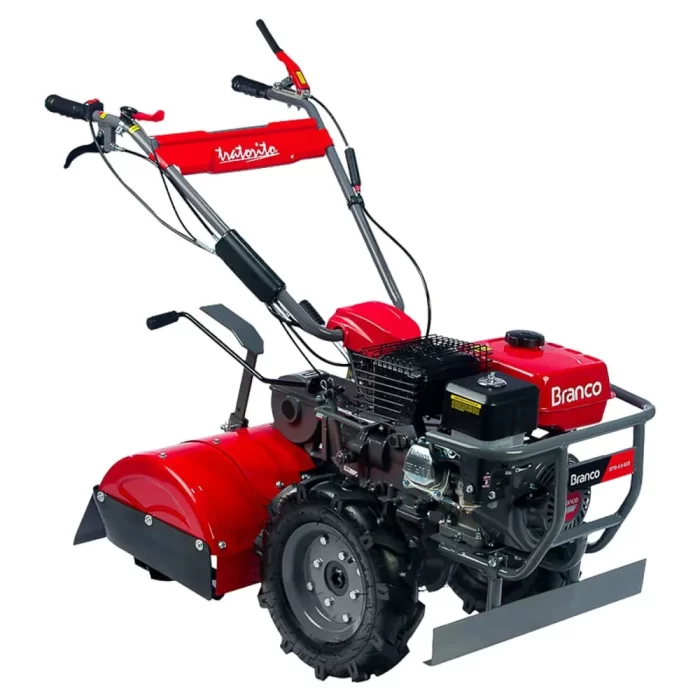 MOTOCULTIVADOR TRATORITO BRANCO BTTG 6.5 620 GRANJA PART. MANUAL (A GASOLINA)