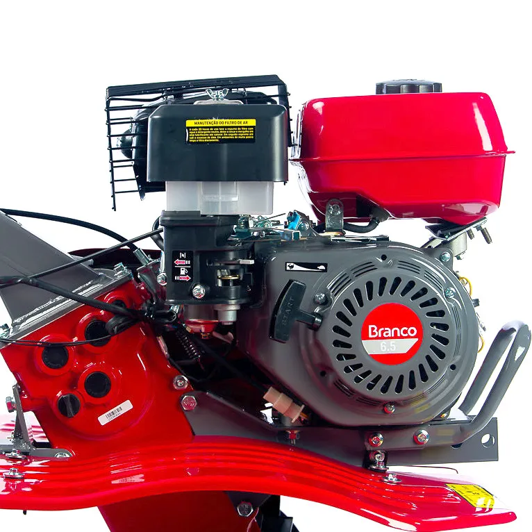 MOTOCULTIVADOR TRATORITO A GASOLINA BRANCO BTTG 6.5 CV PARTIDA MANUAL - Imagem 5