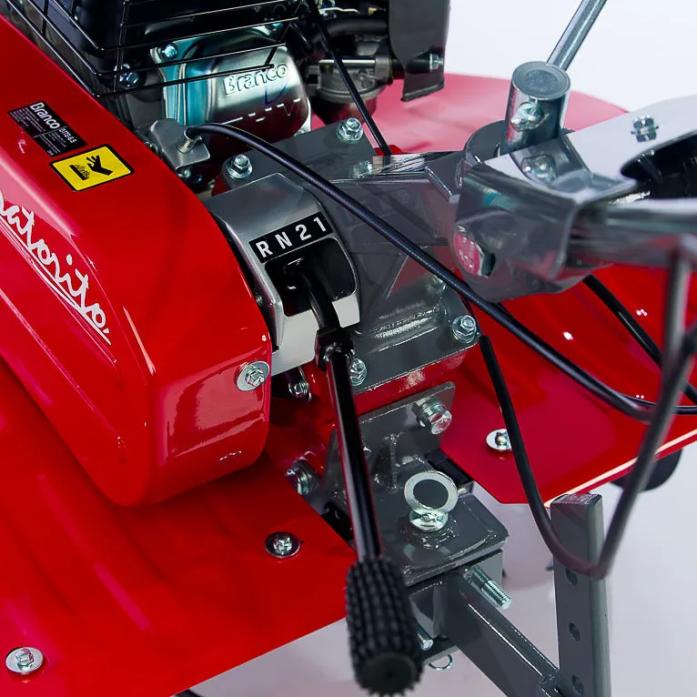 MOTOCULTIVADOR TRATORITO A GASOLINA BRANCO BTTG 6.5 CV PARTIDA MANUAL - Imagem 7